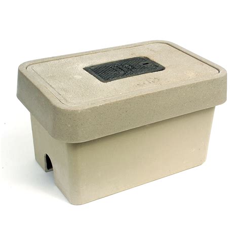 decorative in ground electric box|outdoor inground electrical box.